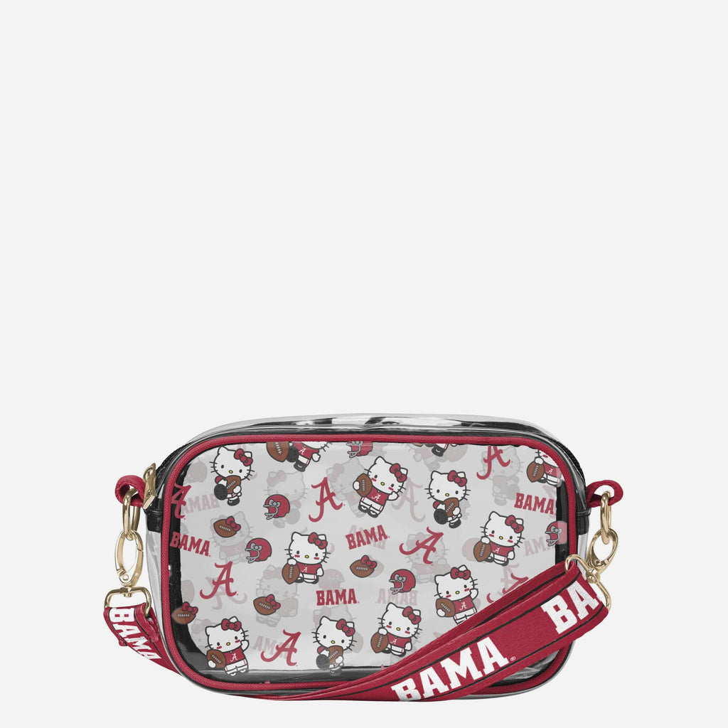 Alabama Crimson Tide Hello Kitty® Clear Crossbody Bag FOCO - FOCO.com