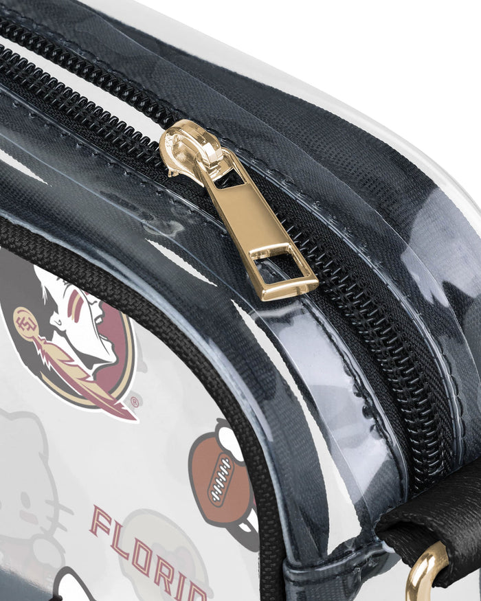 Florida State Seminoles Hello Kitty® Clear Crossbody Bag FOCO - FOCO.com