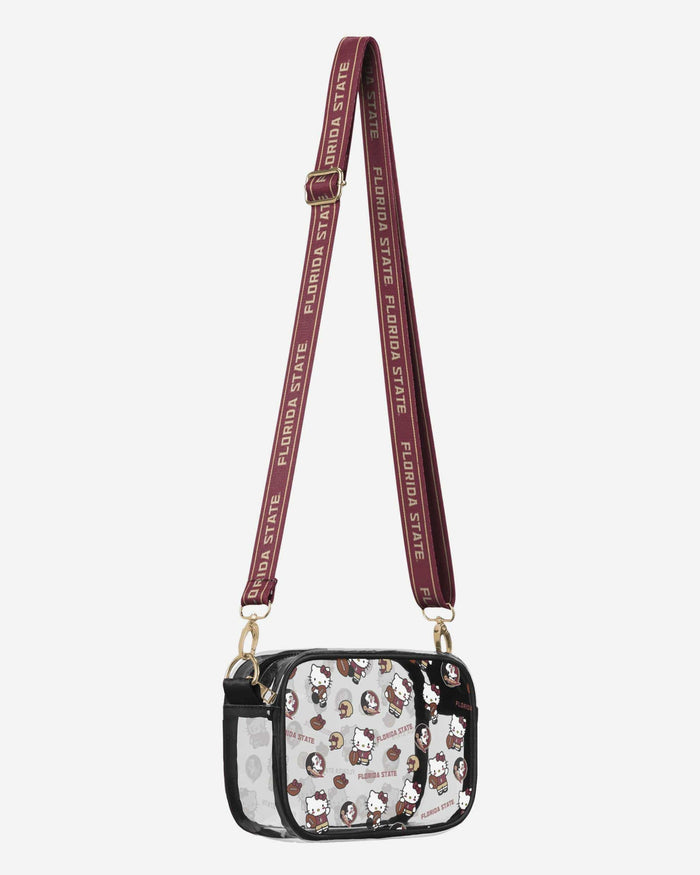 Florida State Seminoles Hello Kitty® Clear Crossbody Bag FOCO - FOCO.com
