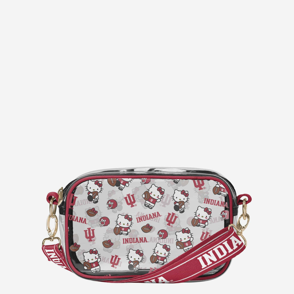 Indiana Hoosiers Hello Kitty® Clear Crossbody Bag FOCO - FOCO.com