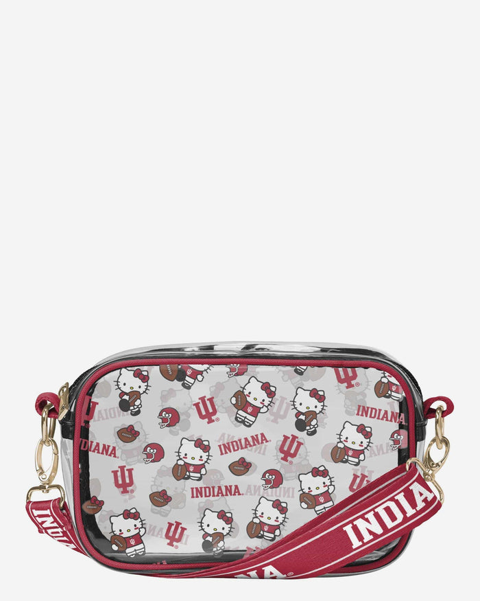 Indiana Hoosiers Hello Kitty® Clear Crossbody Bag FOCO - FOCO.com