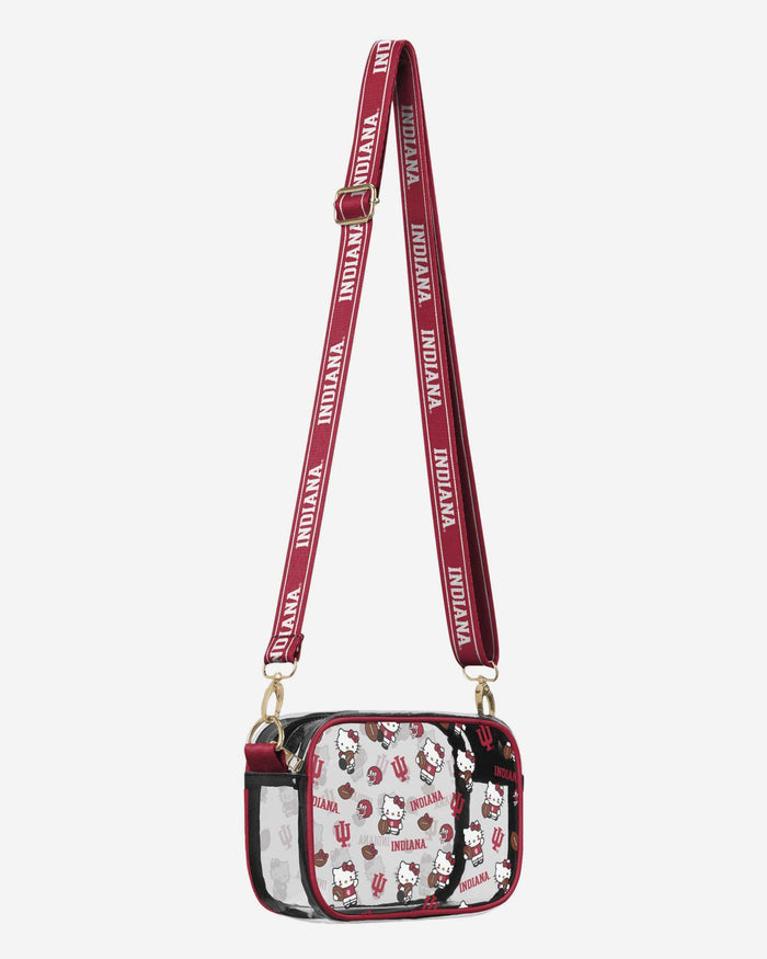 Indiana Hoosiers Hello Kitty® Clear Crossbody Bag FOCO - FOCO.com