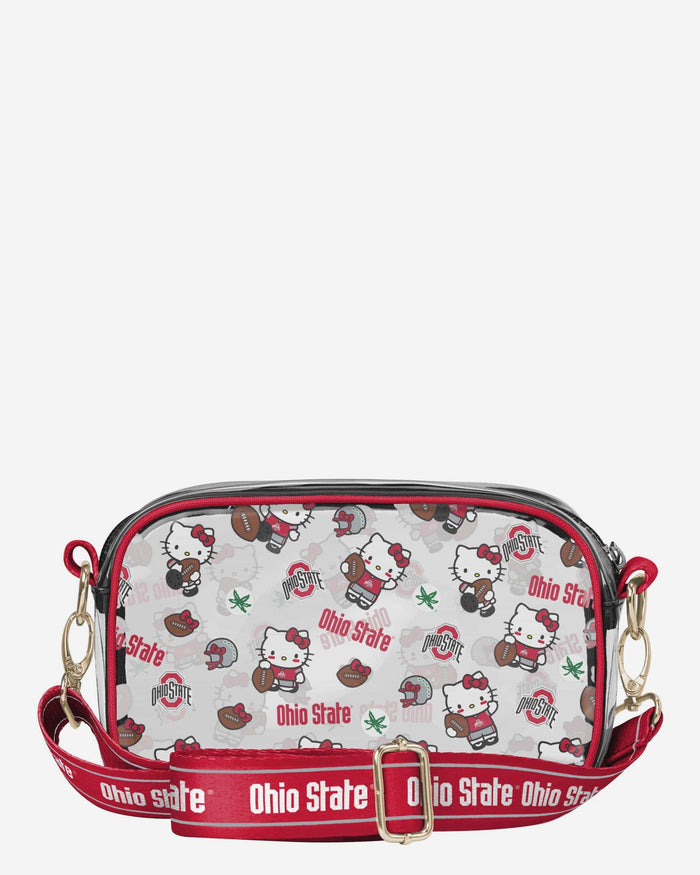 Ohio State Buckeyes Hello Kitty® Clear Crossbody Bag FOCO - FOCO.com