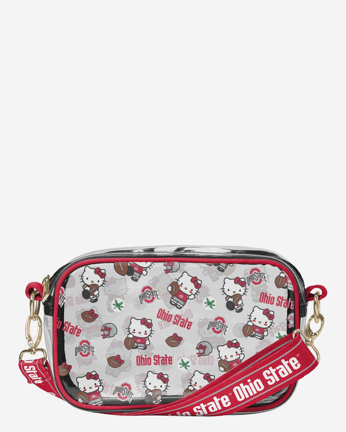 Ohio State Buckeyes Hello Kitty® Clear Crossbody Bag FOCO - FOCO.com