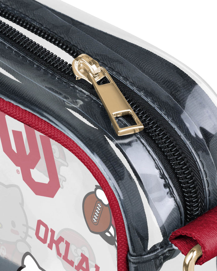 Oklahoma Sooners Hello Kitty® Clear Crossbody Bag FOCO - FOCO.com
