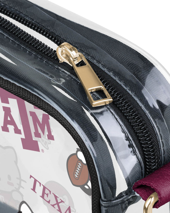 Texas A&M Aggies Hello Kitty® Clear Crossbody Bag FOCO - FOCO.com