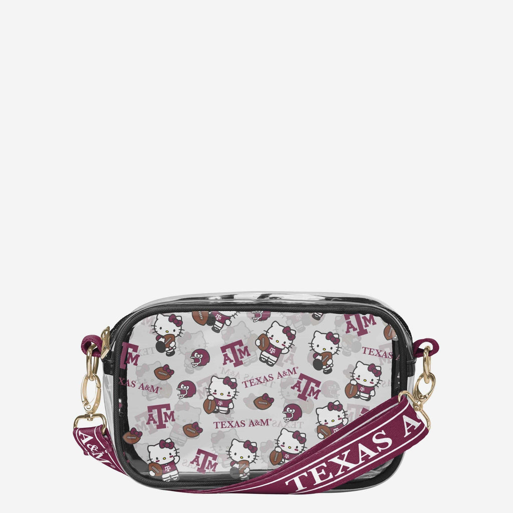 Texas A&M Aggies Hello Kitty® Clear Crossbody Bag FOCO - FOCO.com