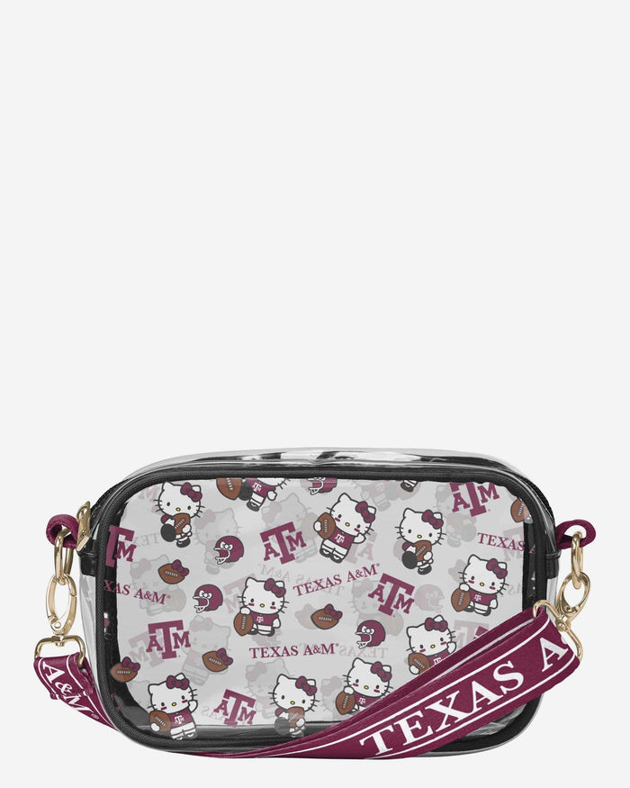 Texas A&M Aggies Hello Kitty® Clear Crossbody Bag FOCO - FOCO.com