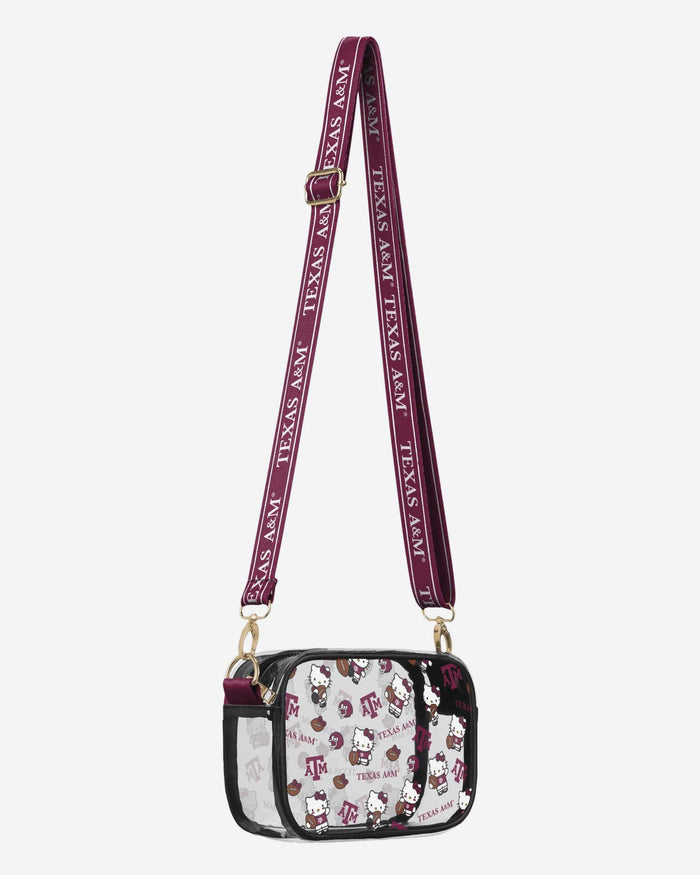 Texas A&M Aggies Hello Kitty® Clear Crossbody Bag FOCO - FOCO.com
