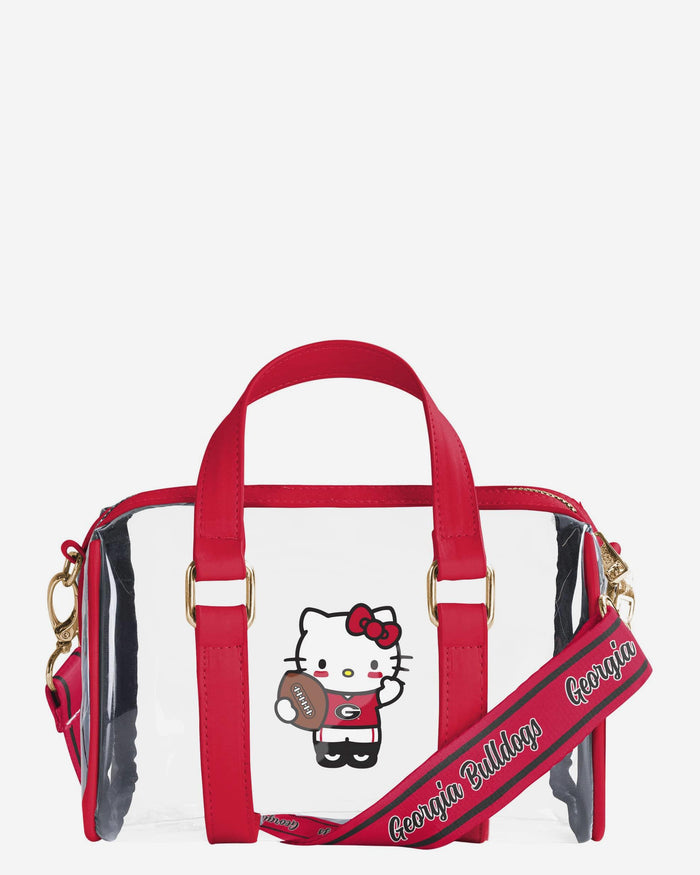 Georgia Bulldogs Hello Kitty® Clear Barrel Bag FOCO - FOCO.com