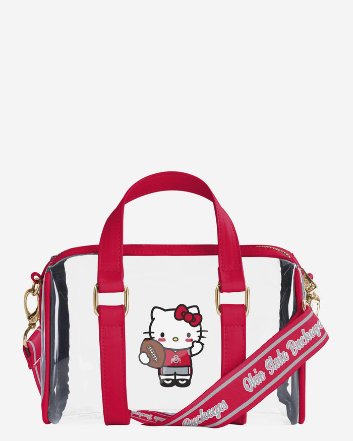 Ohio State Buckeyes Hello Kitty® Clear Barrel Bag FOCO - FOCO.com