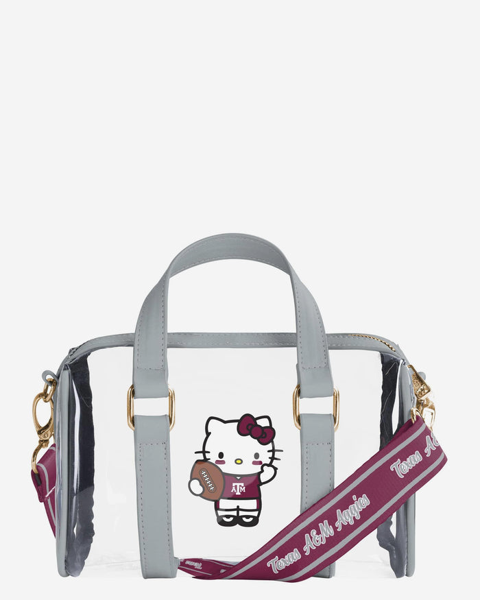 Texas A&M Aggies Hello Kitty® Clear Barrel Bag FOCO - FOCO.com