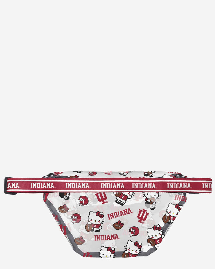 Indiana Hoosiers Hello Kitty® Clear Fanny Pack FOCO - FOCO.com