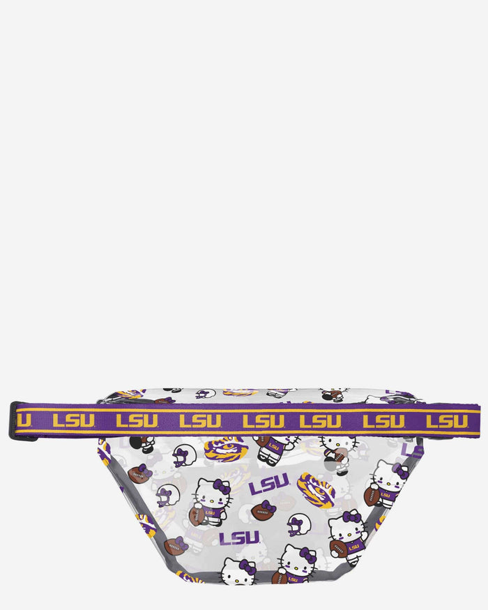 LSU Tigers Hello Kitty® Clear Fanny Pack FOCO - FOCO.com