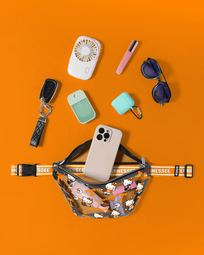 Tennessee Volunteers Hello Kitty® Clear Fanny Pack FOCO - FOCO.com