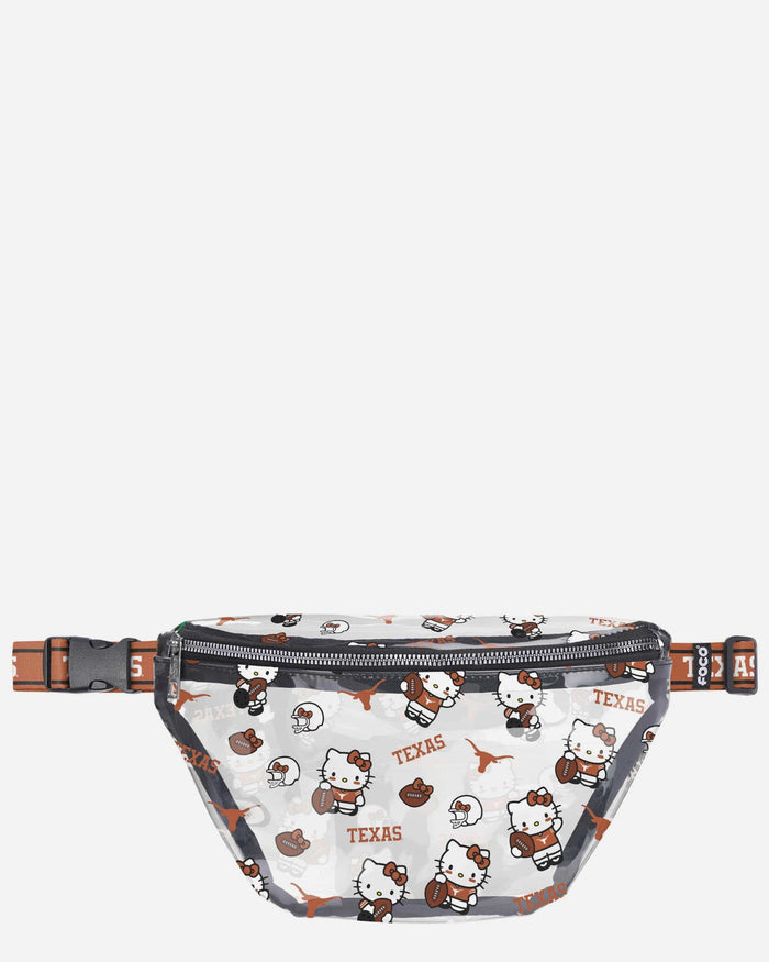 Texas Longhorns Hello Kitty® Clear Fanny Pack FOCO - FOCO.com