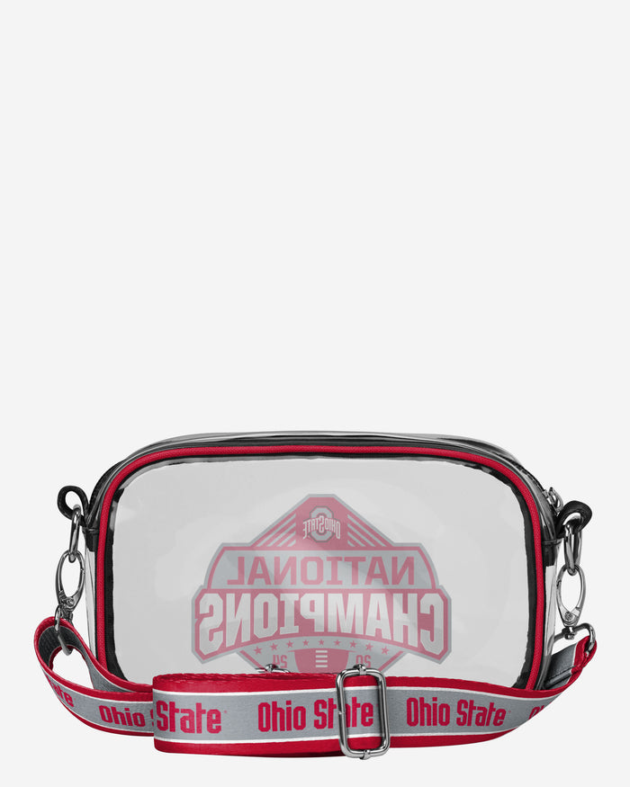 Ohio State Buckeyes 2024 Football National Champions Clear Crossbody Bag