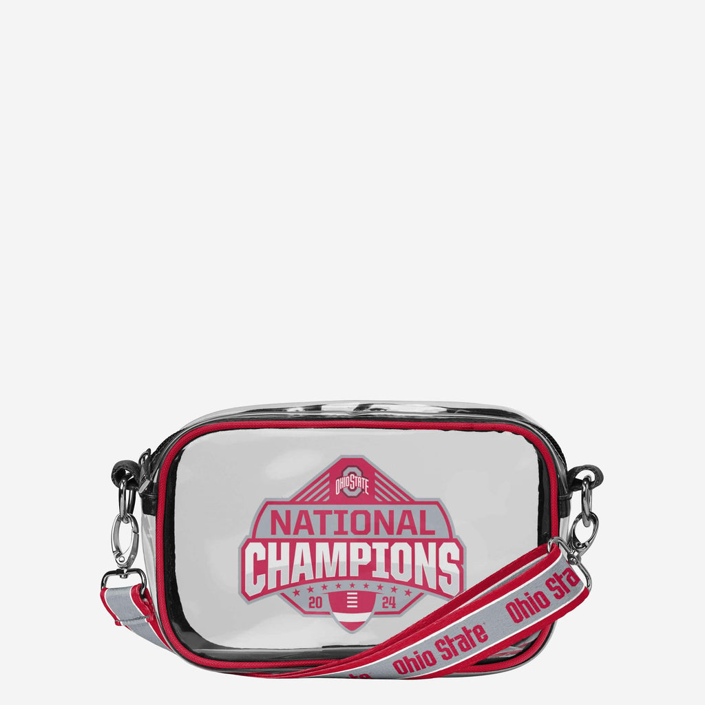 Ohio State Buckeyes 2024 Football National Champions Clear Crossbody Bag FOCO - FOCO.com