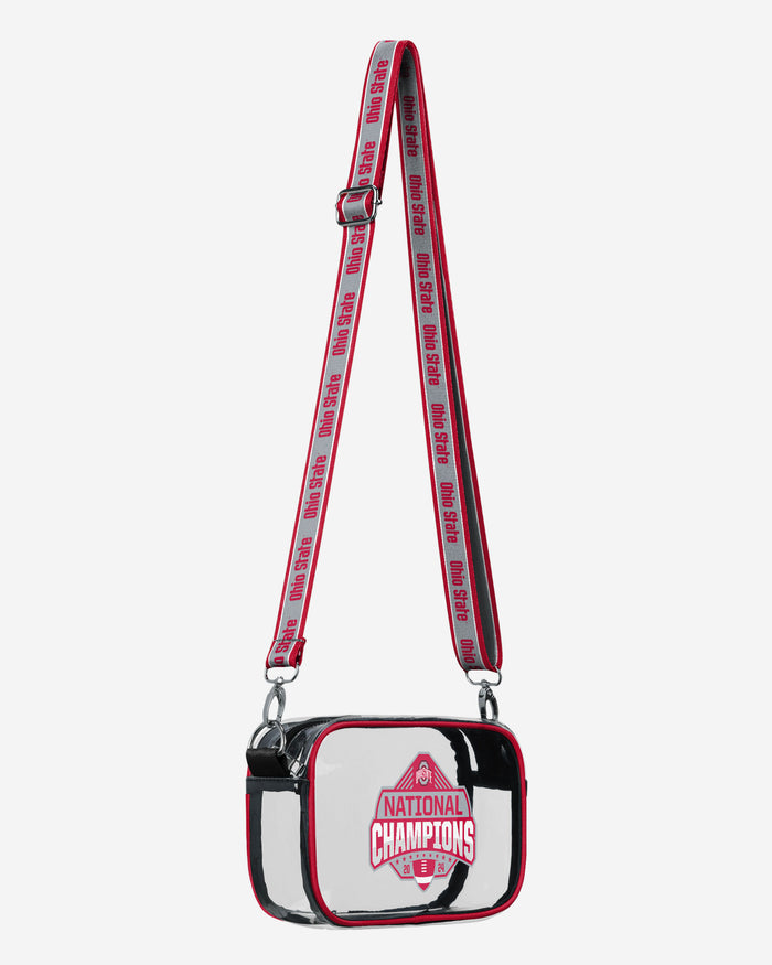 Ohio State Buckeyes 2024 Football National Champions Clear Crossbody Bag