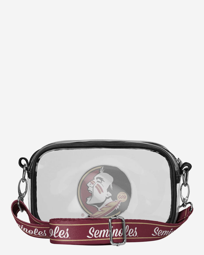 Florida State Seminoles Team Stripe Clear Crossbody Bag FOCO - FOCO.com