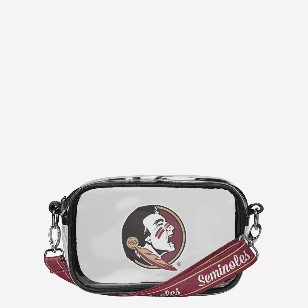 Florida State Seminoles Team Stripe Clear Crossbody Bag FOCO - FOCO.com