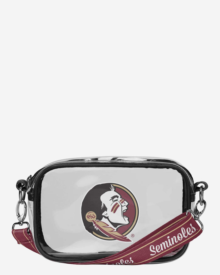 Florida State Seminoles Team Stripe Clear Crossbody Bag FOCO - FOCO.com