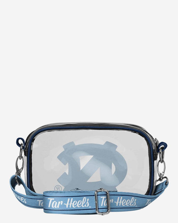 North Carolina Tar Heels Team Stripe Clear Crossbody Bag FOCO - FOCO.com