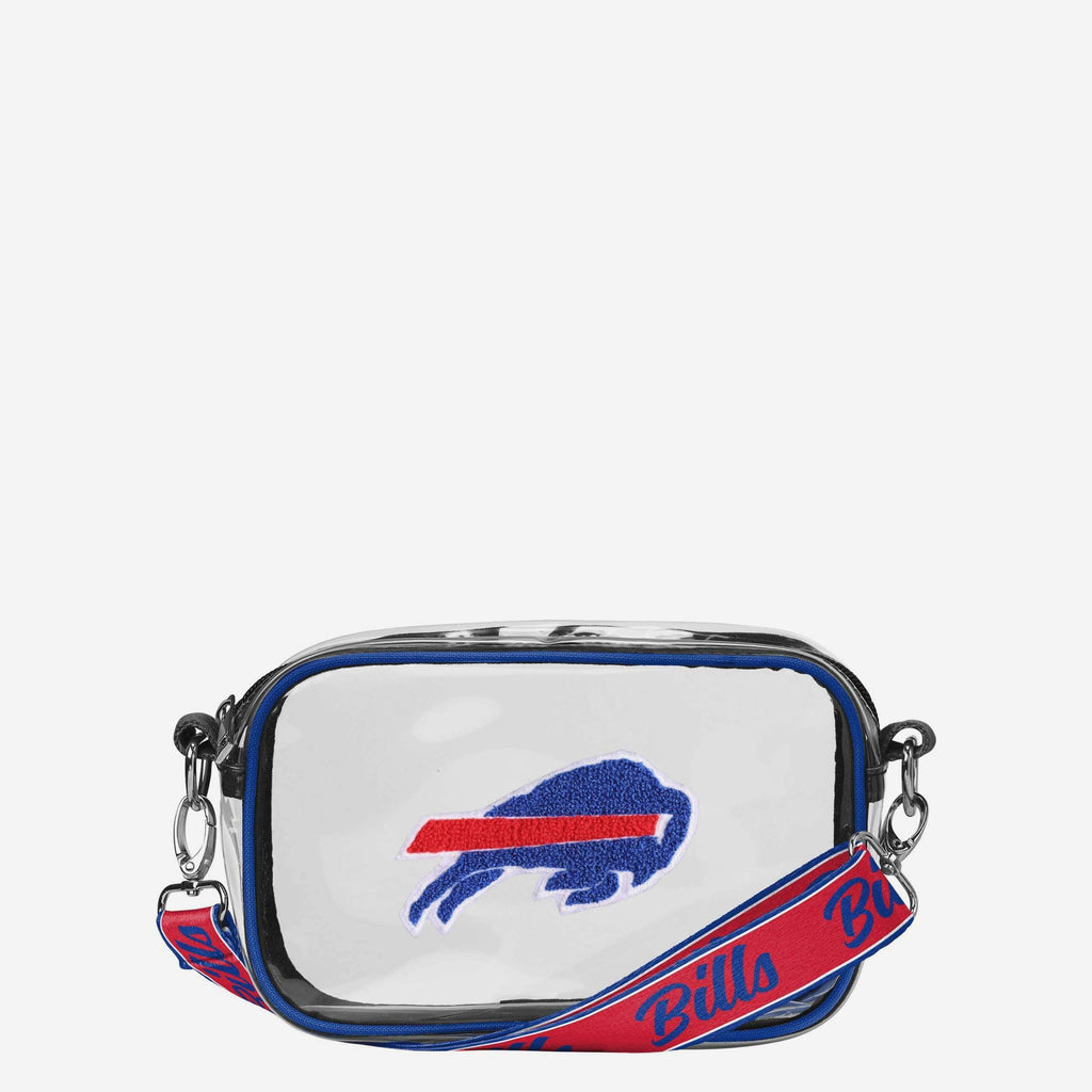 Buffalo Bills Chenille Logo Clear Crossbody Bag FOCO - FOCO.com
