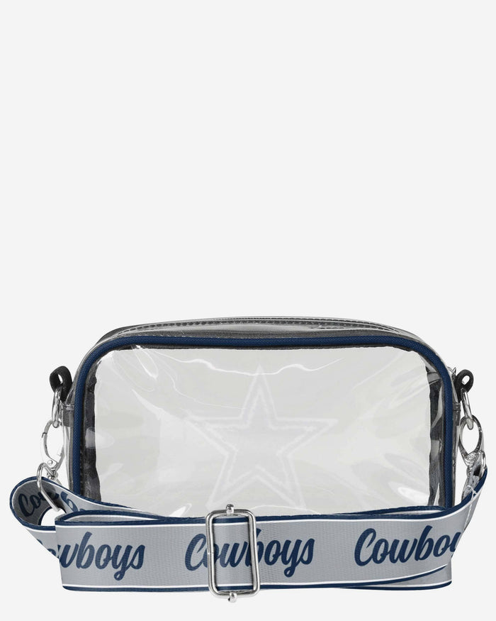 Dallas Cowboys Chenille Logo Clear Crossbody Bag FOCO - FOCO.com