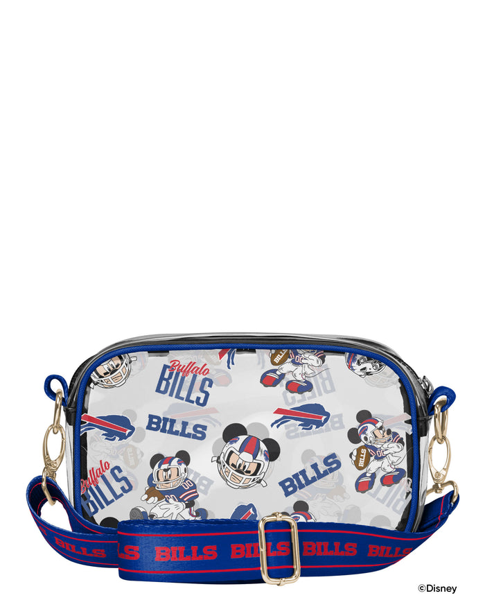Buffalo Bills Mickey Mouse Disney Repeat Print Clear Crossbody Bag FOCO - FOCO.com