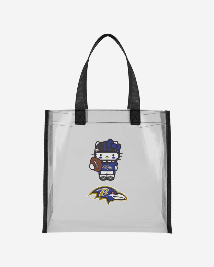 Baltimore Ravens Hello Kitty® Clear Tote Bag FOCO - FOCO.com