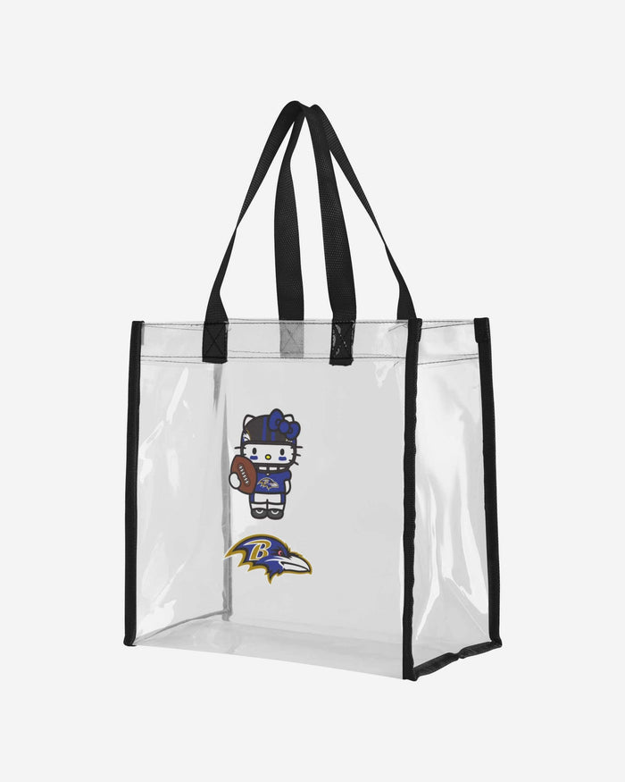 Baltimore Ravens Hello Kitty® Clear Tote Bag FOCO - FOCO.com