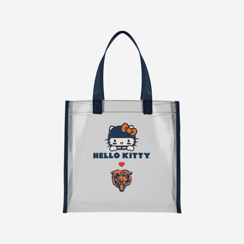 Chicago Bears Hello Kitty® Clear Tote Bag FOCO - FOCO.com