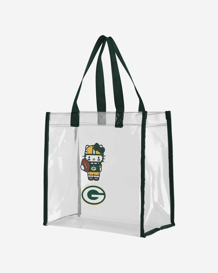 Green Bay Packers Hello Kitty® Clear Tote Bag FOCO - FOCO.com