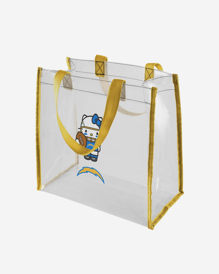 Los Angeles Chargers Hello Kitty® Clear Tote Bag FOCO - FOCO.com