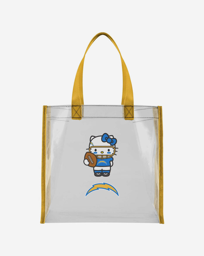 Los Angeles Chargers Hello Kitty® Clear Tote Bag FOCO - FOCO.com