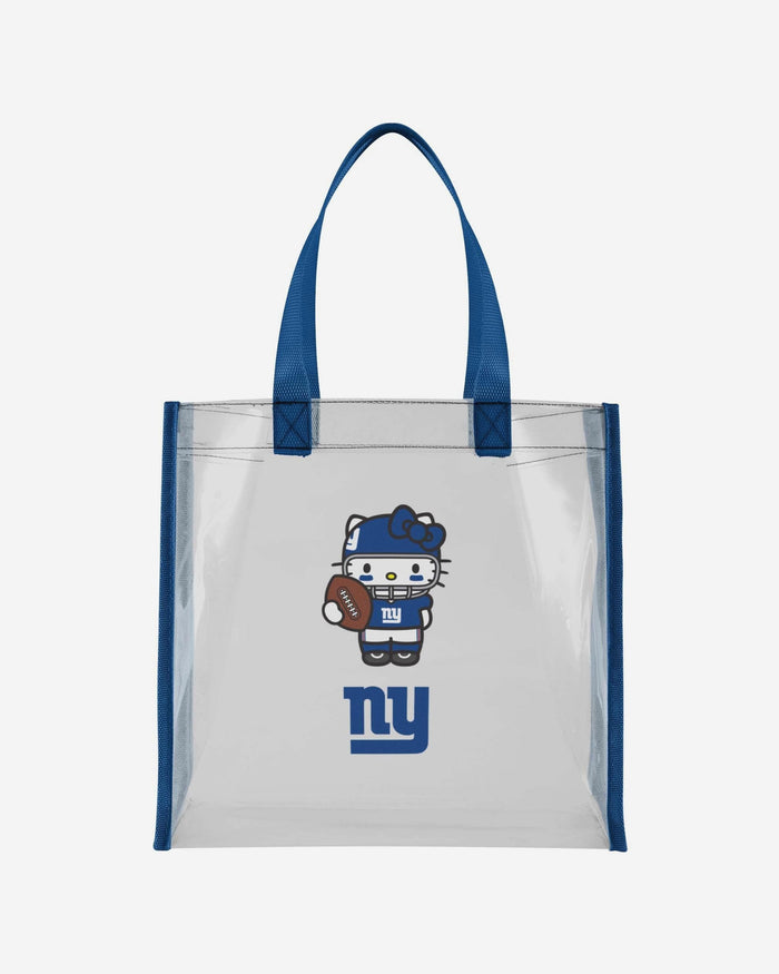 New York Giants Hello Kitty® Clear Tote Bag FOCO - FOCO.com