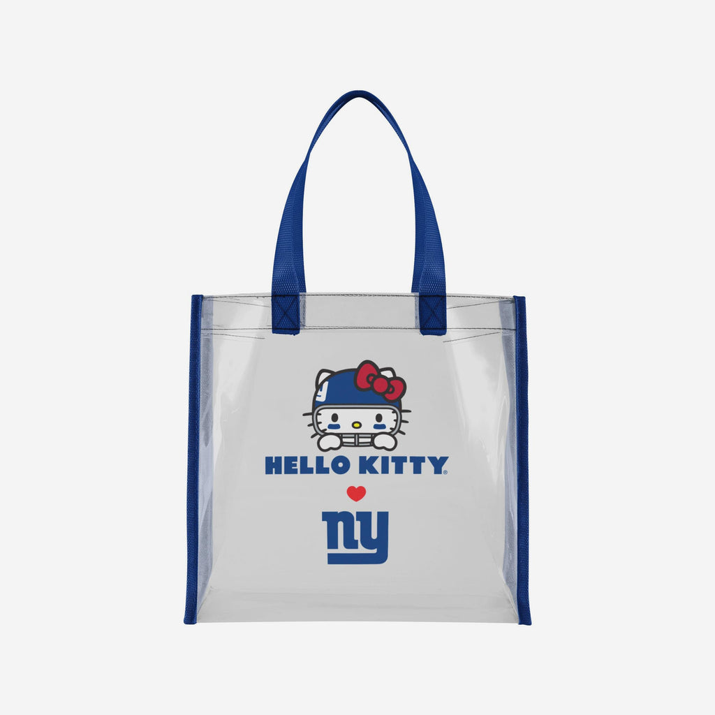 New York Giants Hello Kitty® Clear Tote Bag FOCO - FOCO.com