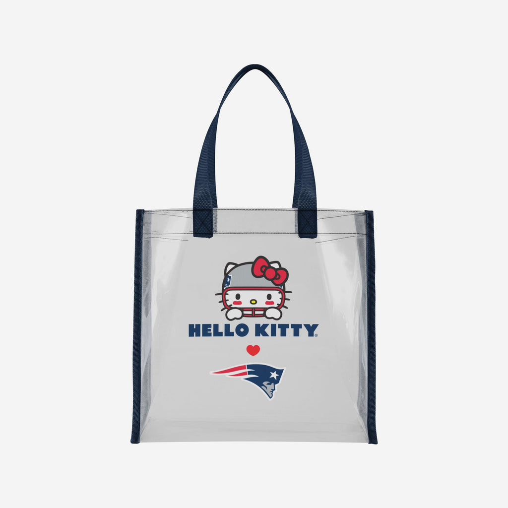 New England Patriots Hello Kitty® Clear Tote Bag FOCO - FOCO.com