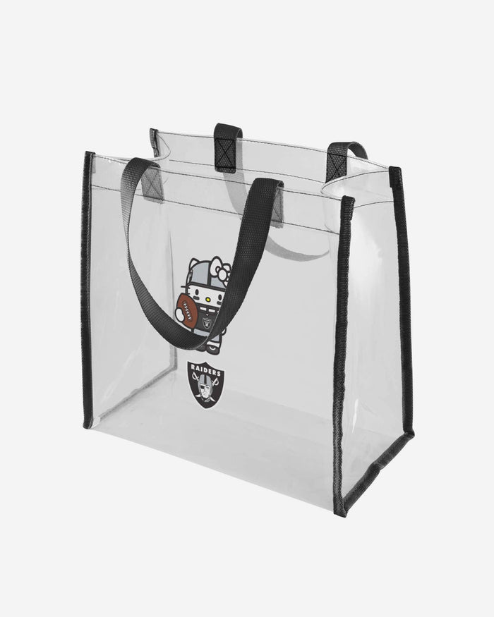Las Vegas Raiders Hello Kitty® Clear Tote Bag FOCO - FOCO.com