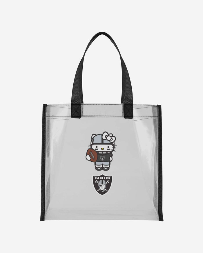 Las Vegas Raiders Hello Kitty® Clear Tote Bag FOCO - FOCO.com