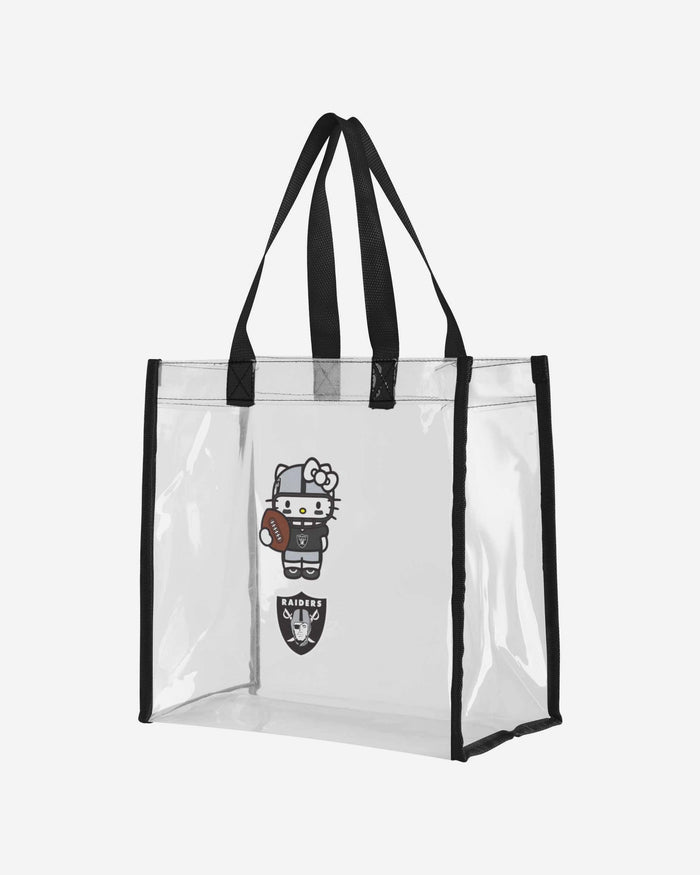 Las Vegas Raiders Hello Kitty® Clear Tote Bag FOCO - FOCO.com