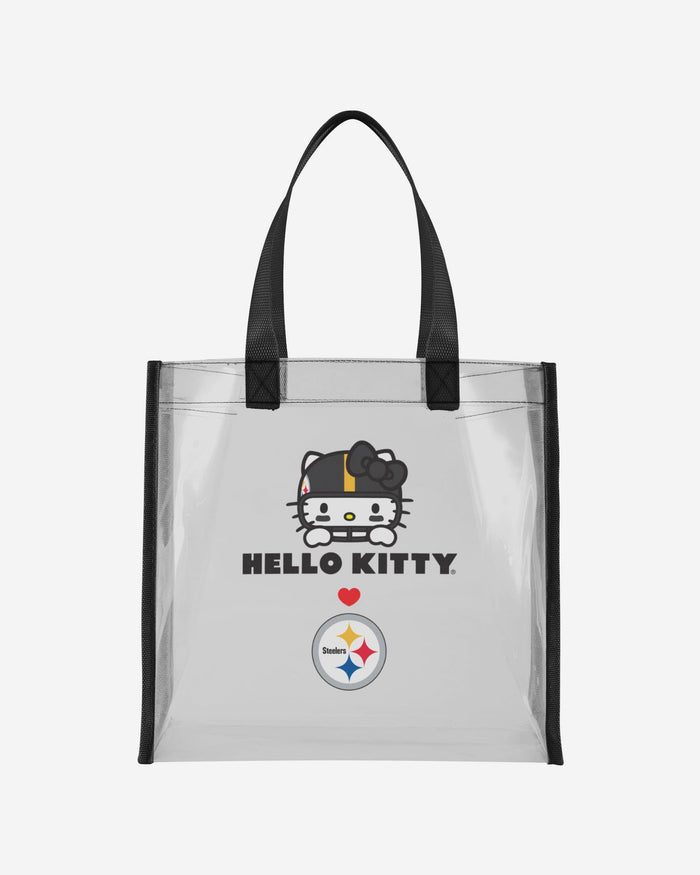 Pittsburgh Steelers Hello Kitty® Clear Tote Bag FOCO - FOCO.com