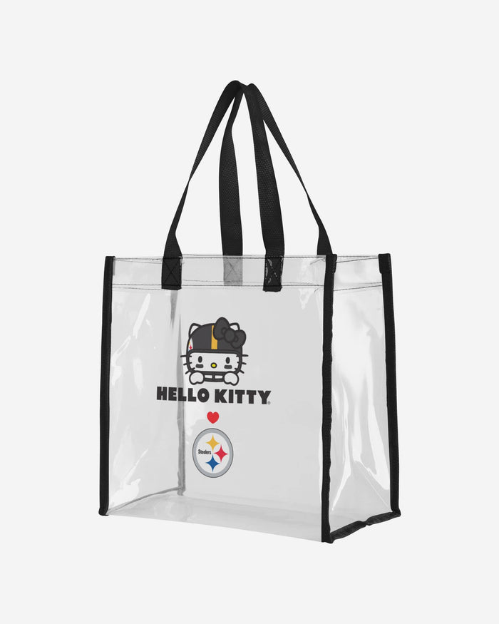Pittsburgh Steelers Hello Kitty® Clear Tote Bag FOCO - FOCO.com