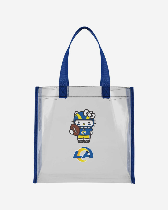 Los Angeles Rams Hello Kitty® Clear Tote Bag FOCO - FOCO.com