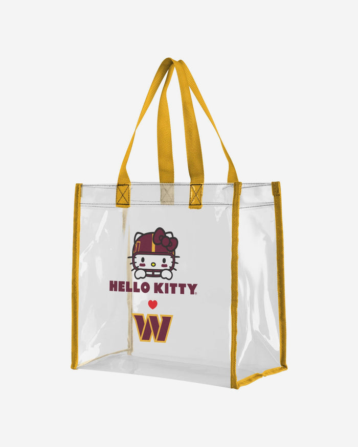 Washington Commanders Hello Kitty® Clear Tote Bag FOCO - FOCO.com