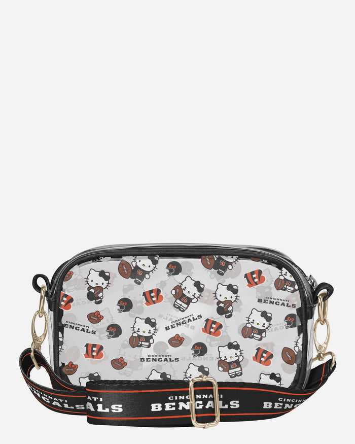 Cincinnati Bengals Hello Kitty® Clear Crossbody Bag FOCO - FOCO.com