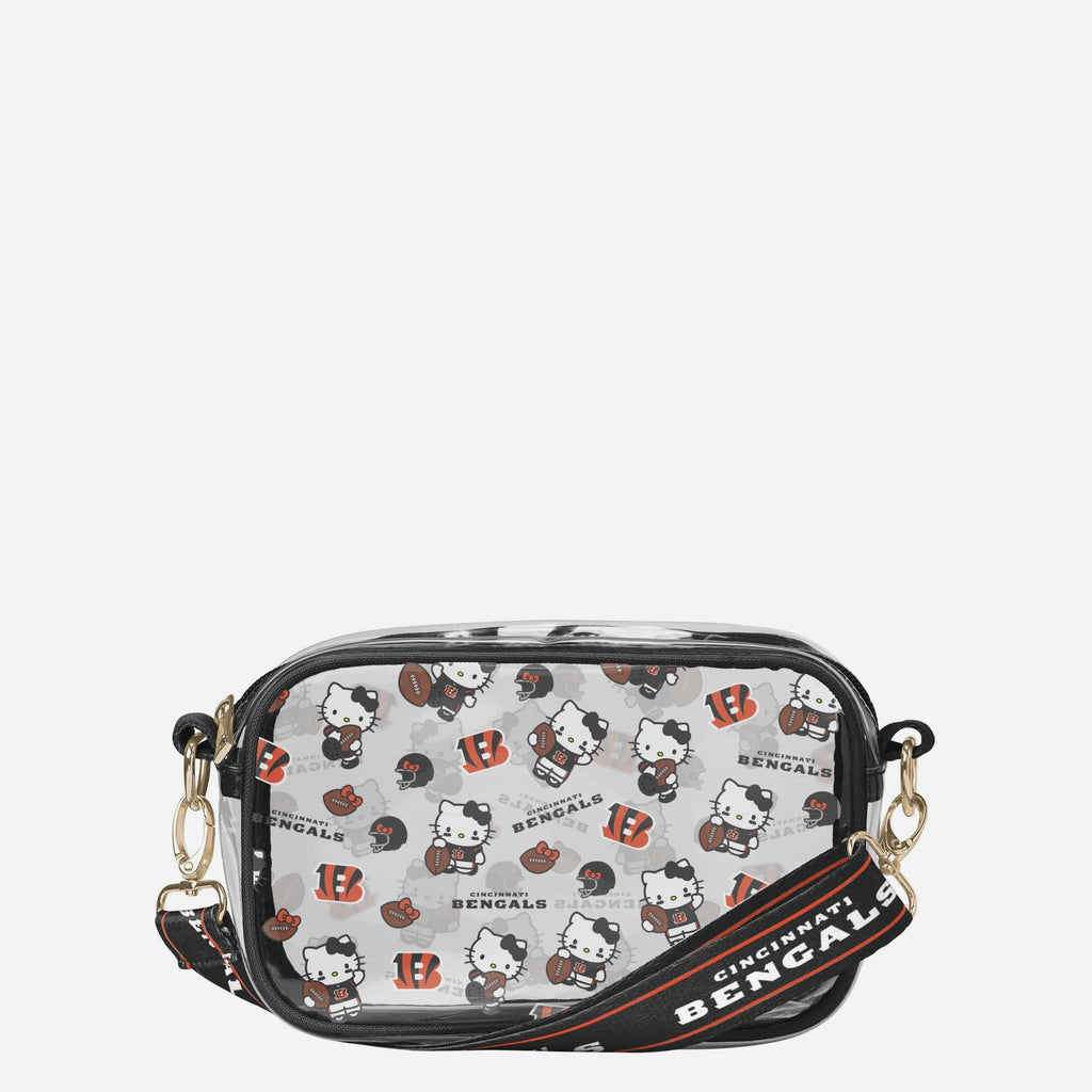 Cincinnati Bengals Hello Kitty® Clear Crossbody Bag FOCO - FOCO.com
