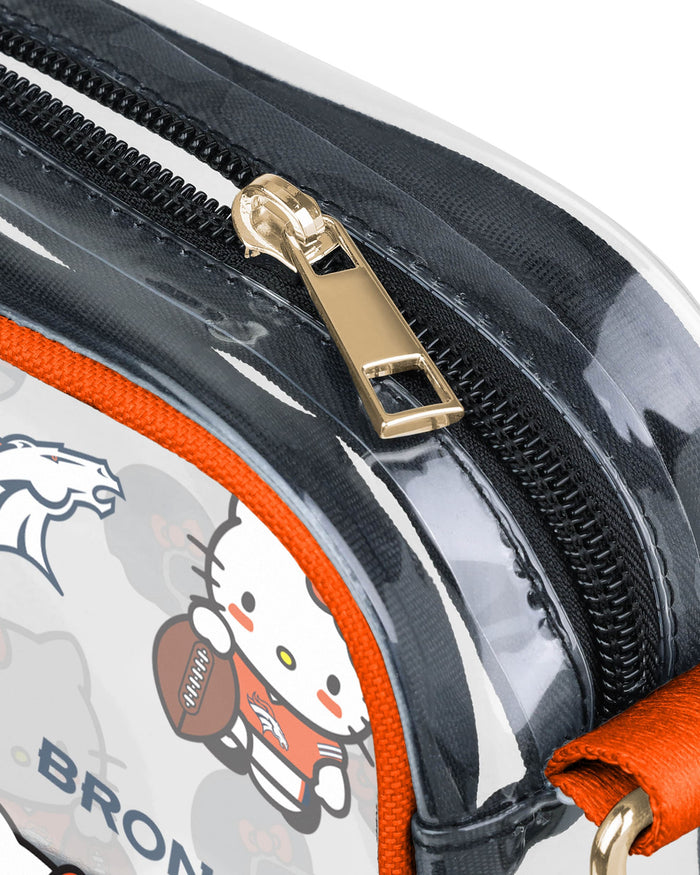 Denver Broncos Hello Kitty® Clear Crossbody Bag FOCO - FOCO.com