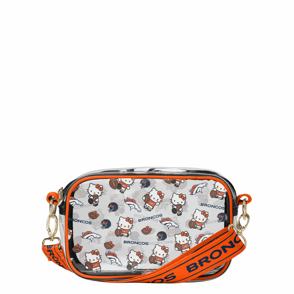Denver Broncos Hello Kitty® Clear Crossbody Bag FOCO - FOCO.com